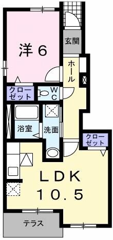 ヴェルゼ書写IIの物件間取画像