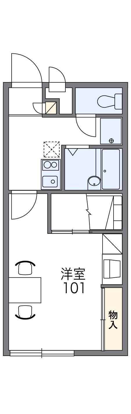 レオパレスルミエールの物件間取画像