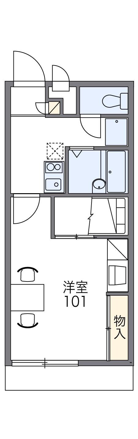 レオパレス祥の物件間取画像