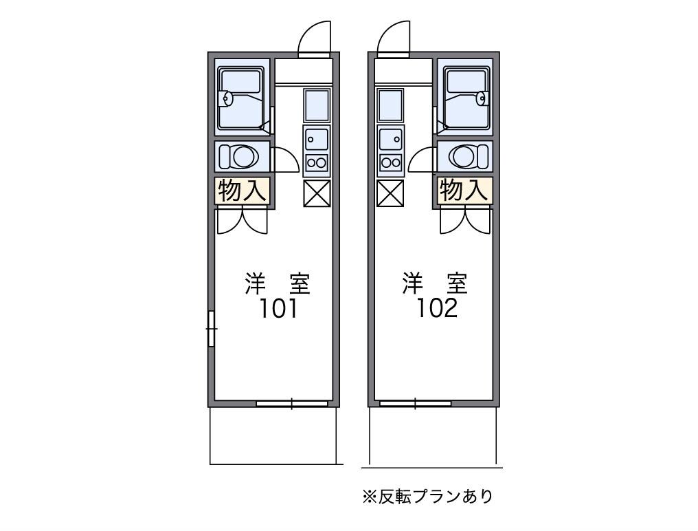 レオパレスシーサイド網干の物件間取画像