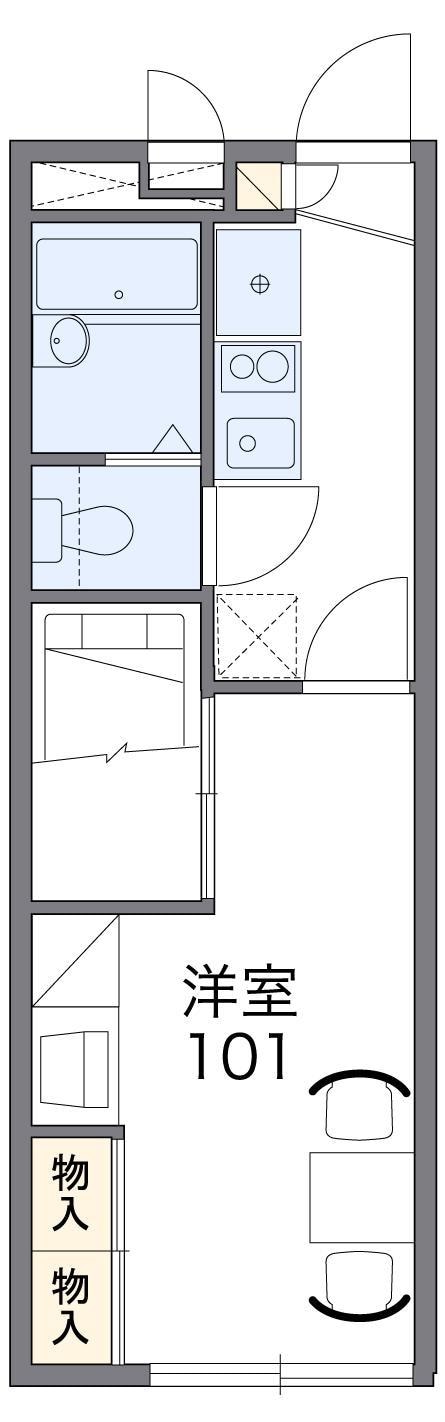 レオパレス葵の物件間取画像