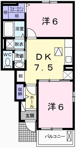 フィオレンティーナIIの物件間取画像