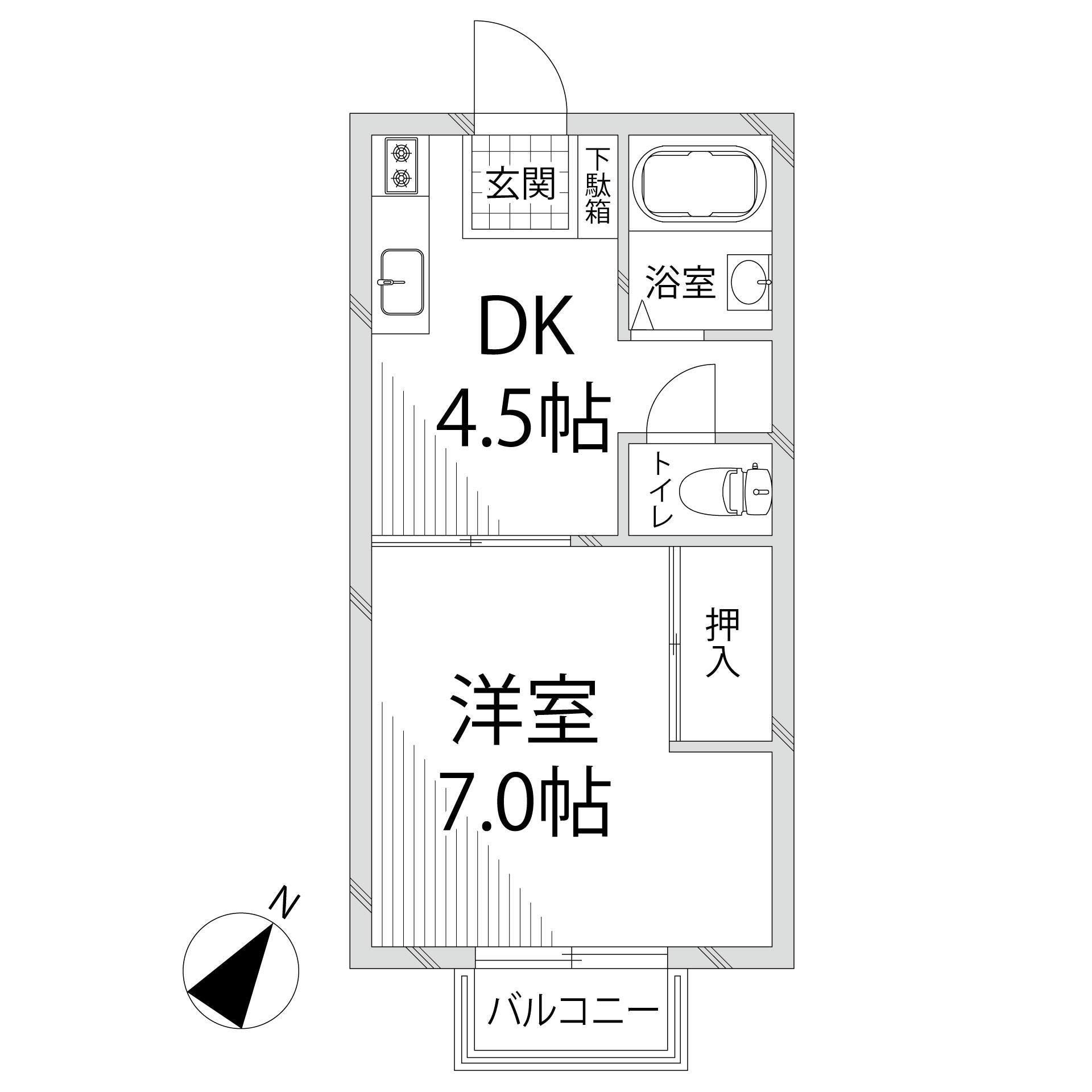 カーサTの物件間取画像