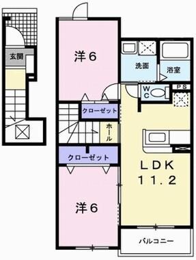 メゾン　グラースＢの物件間取画像