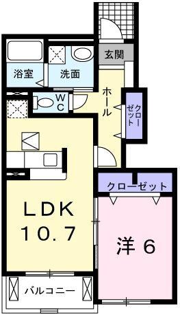 メゾン　グラースＢの物件間取画像