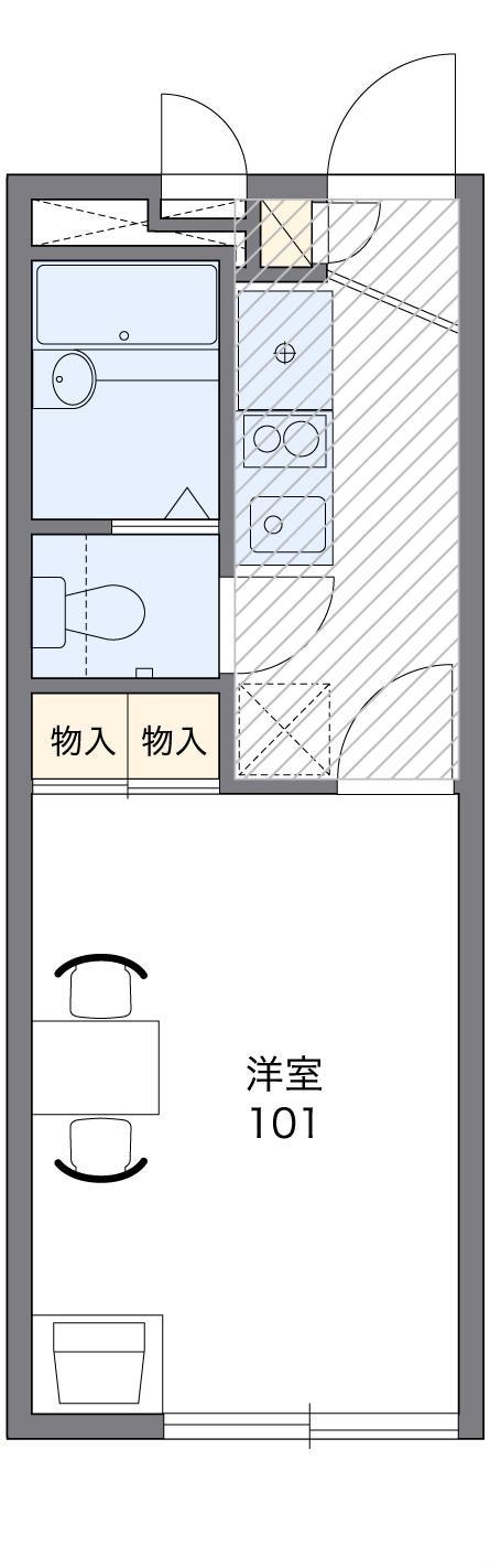 レオパレス本町公園の物件間取画像