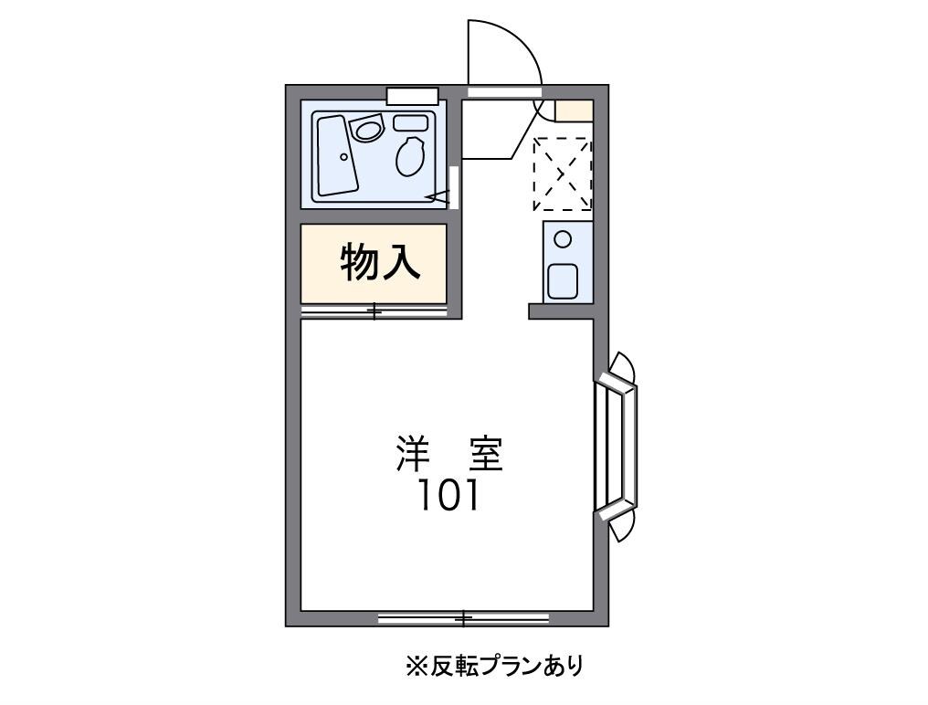 レオパレスジョイフルＭの物件間取画像