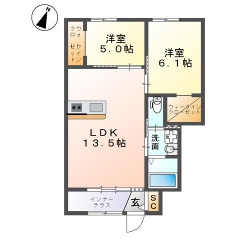 Y’ｓ　ｓｔｙｌｅの物件間取画像