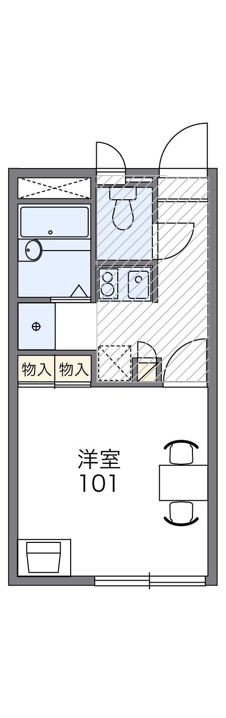 レオパレスＹＴの物件間取画像