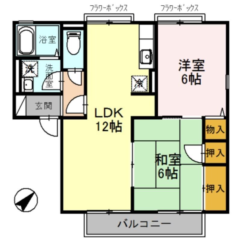 サティ宝殿の物件間取画像