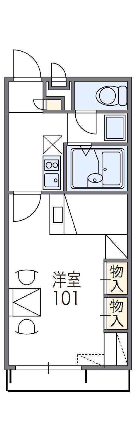 レオパレスＬｅ　Ｄｅｐａｒｔ２１の物件間取画像