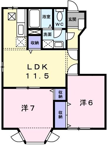 グランテール汐見台の物件間取画像