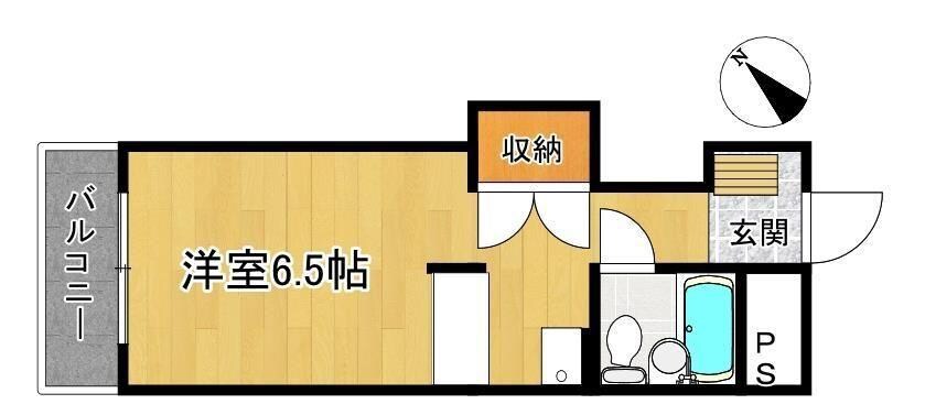 モンテメール学園前の物件間取画像