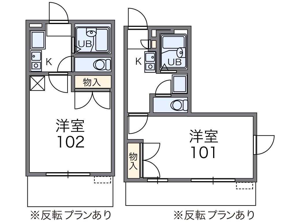 レオパレス冨田の物件間取画像