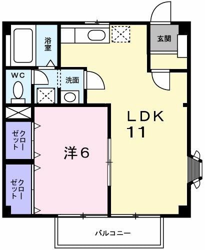 エナール北の物件間取画像