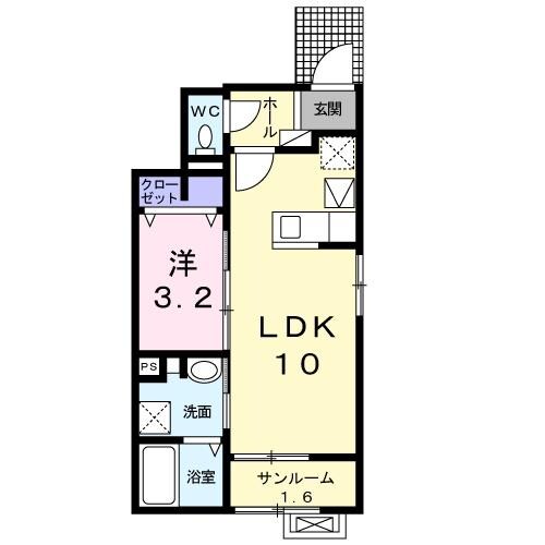 エトワール八尾Vの物件間取画像