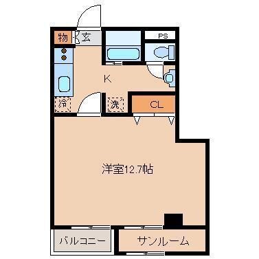グリーンガーデンの物件間取画像