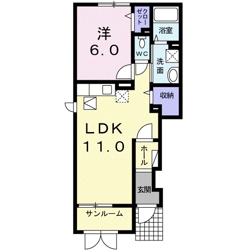 ドゥ・ステージアIIの物件間取画像