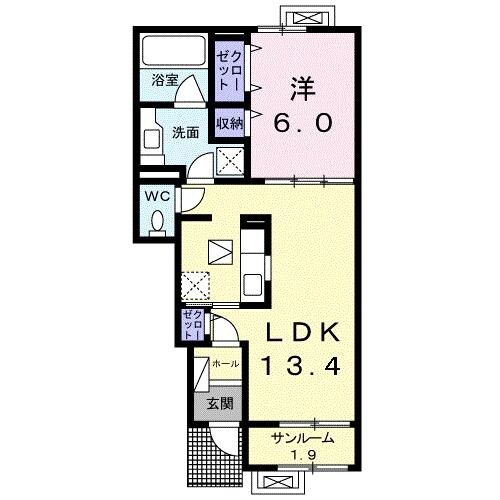 アマービレIIの物件間取画像