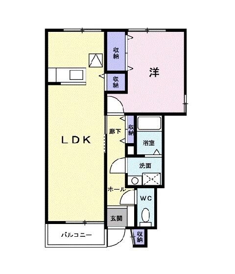 プリムローズIの物件間取画像