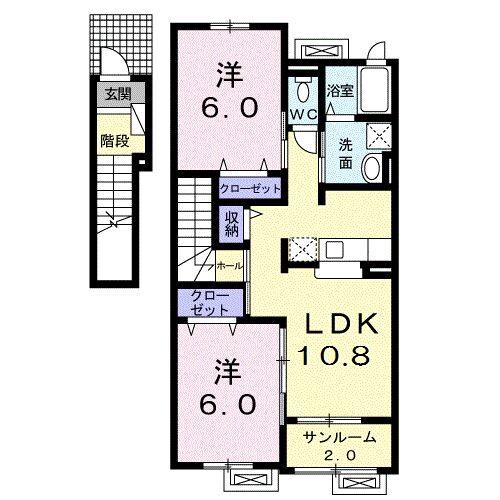 カレントIIの物件間取画像