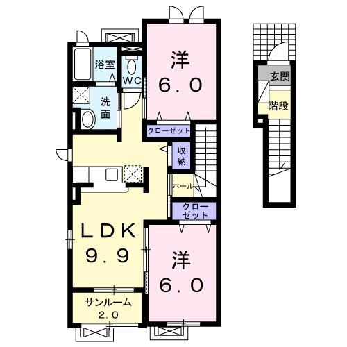 エクシードの物件間取画像