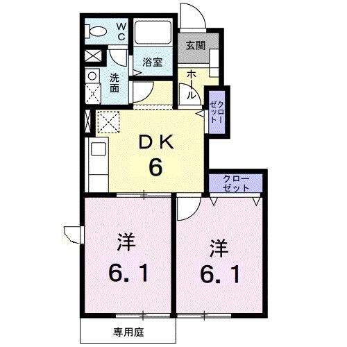 リバーサイド・ドリームVの物件間取画像