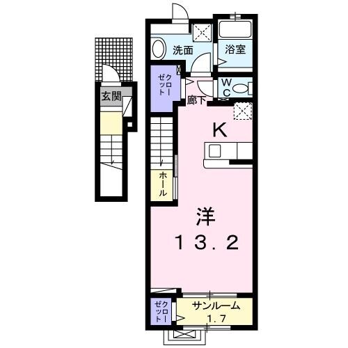 アミスターＫ　IIの物件間取画像