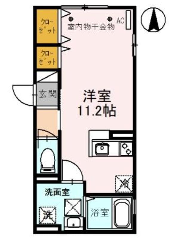 アンジェブランの物件間取画像