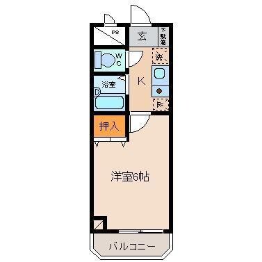 メゾン安野屋の物件間取画像