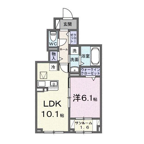 リヒトミューレの物件間取画像