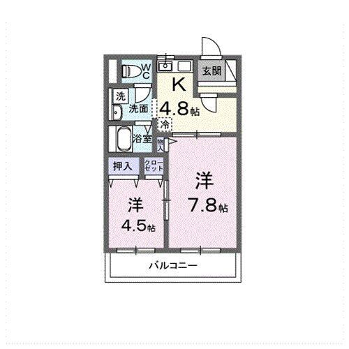Ｊ・フローレンスの物件間取画像