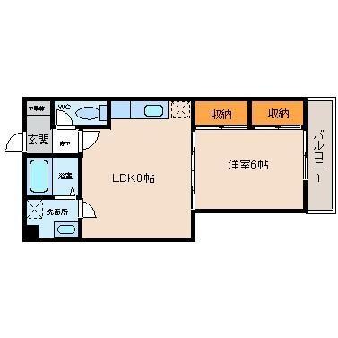 サンフローラ東町の物件間取画像