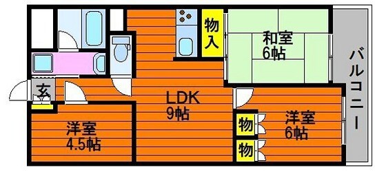 ふぁみーゆ旭川の物件間取画像
