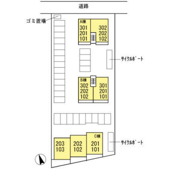 フローレンA･B棟　B棟の物件内観写真