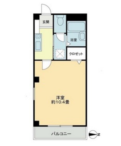 さぼうる住吉の物件間取画像