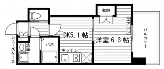 Grand E'terna岡山Ⅱの物件間取画像