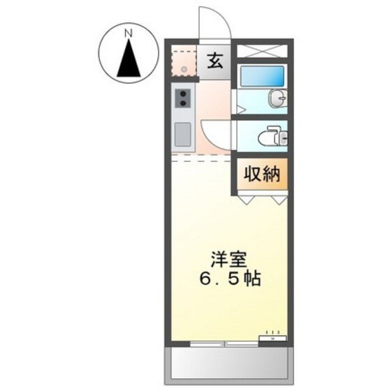 コンフォールの物件間取画像