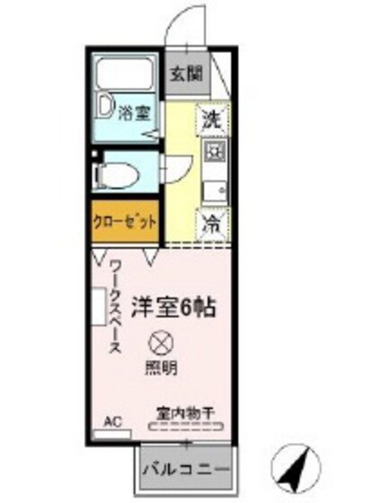 サンハイツASAの物件間取画像