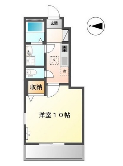 ヴァンヴェールの物件間取画像