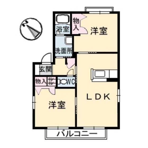 シャーメゾン松新の物件間取画像