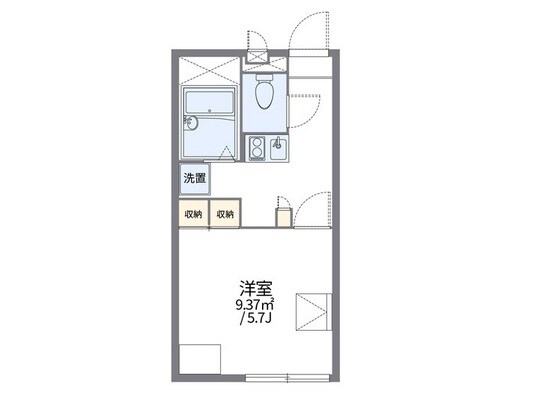 レオパレス瀬戸西の物件間取画像