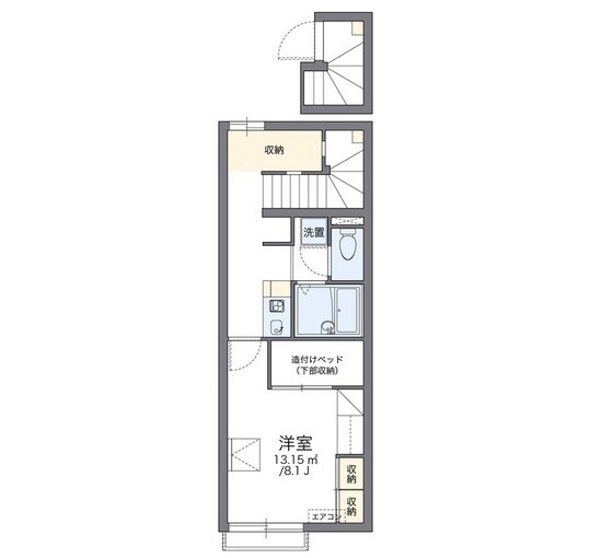 レオパレス千丸の物件間取画像