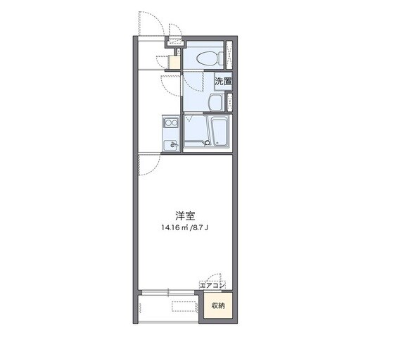 クレイノシトラスの物件間取画像