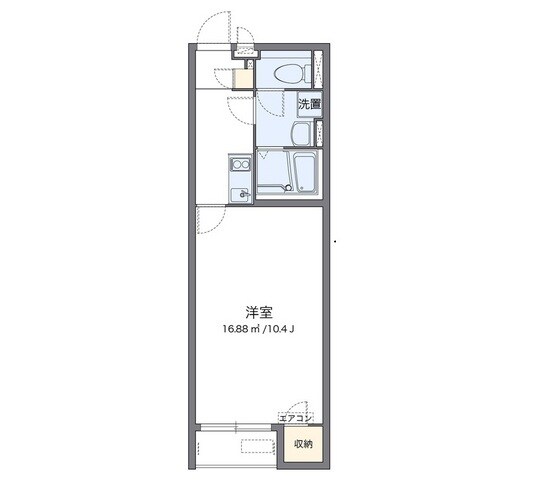 クレイノこもれびの物件間取画像