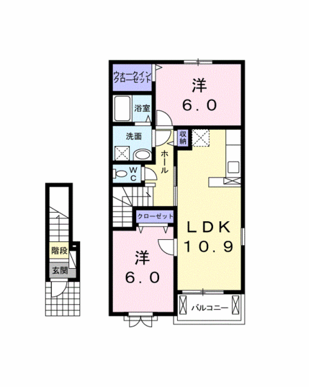 エトワールの物件間取画像