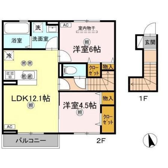 マーメゾン新福の物件間取画像
