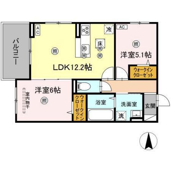 ル　コンテの物件間取画像