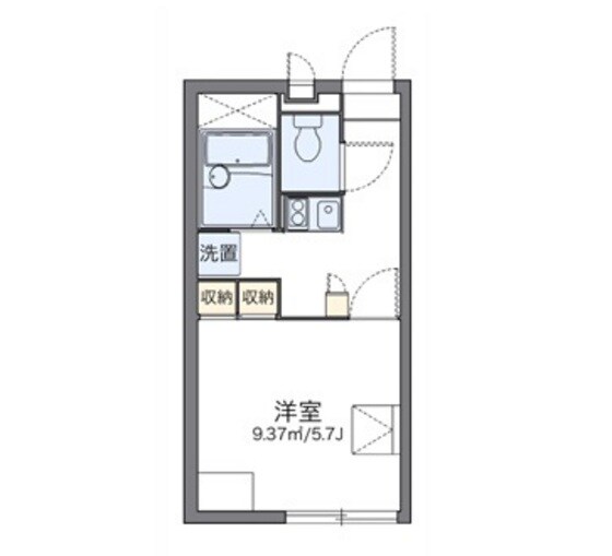 レオパレスプランドールの物件間取画像