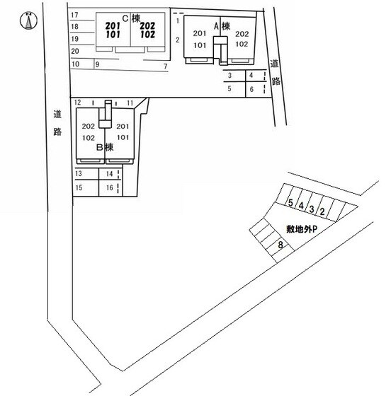 シャーメゾン野口　Ｂ棟の物件内観写真